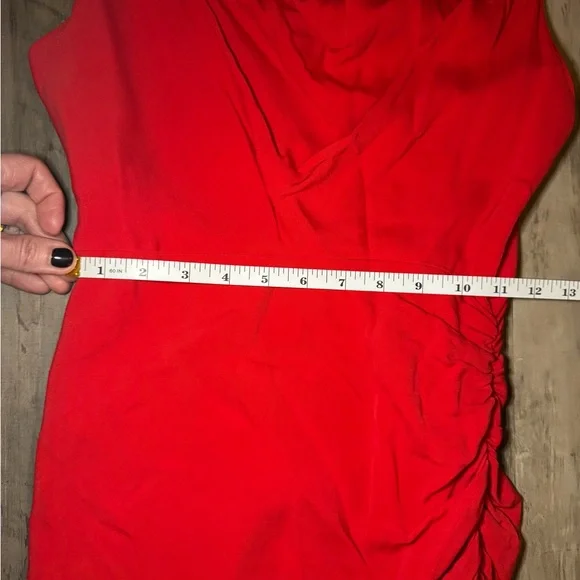 Alice + Olivia Vibrant Red Mini Dress - Picture 7 of 12